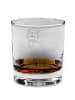 Mr. & Mrs. Panda Whisky Glas Hund Glück mit Spruch in Transparent
