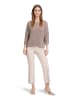 Betty Barclay Basic-Strickpullover mit Rippenstruktur in Powder Pearl