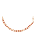 faina Women Crystal-Studded Bracelet in Rose Gold Orange