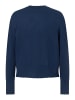 More & More feine, elegante Strickjacke, Zierkante in classic blue