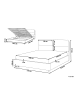 Beliani 2-tlg Doppelbett BATILLY in Beige