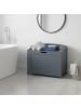 relaxdays Wäschetruhe in Grau - (B)56 x (H)53 x (T)36 cm