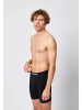SNOCKS Lange Boxershorts Schwarz 6 Stück