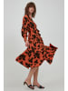 ICHI Blusenkleid IHCAVOLA DR - 20115684  Gemustertes Blusenkleid in Rot