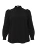 KAFFE curve Langarm-Bluse KCditta Regular fit in Black Deep
