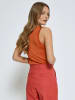 Peppercorn Top in Mecca Orange Metallic