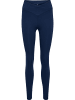 Hummel Leggings Hmlyoga Multisport Damen in DRESS BLUES