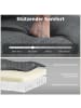 HOMCOM Sofa in Dunkelgrau 118L x 68B x 90H cm