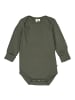 müsli Langarmbody in Deep green
