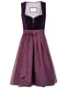 Edelnice Midi Dirndl Viola Samt Lila in lila