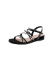 Tamaris Riemchensandalen Schwarz
