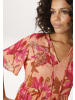 Aniston CASUAL Sommerkleid in apricot-fuchsia