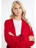 IZIA Long Cardigan in Rot