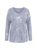 Ulla Popken Shirt in grau melange