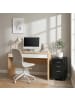 relaxdays Rollcontainer in Schwarz - (B)28 x (H)45,5 x (T)41 cm