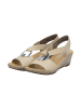 rieker Alula-Ledersandale Beige