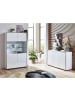 ebuy24 Vitrine Kenan Weiß 100 x 35 cm