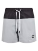 Urban Classics Badeshorts in lightasphalt/black