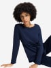 Hanro Pyjama Pilar in deep navy