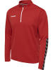 Hummel Halbreißverschluss Sweatshirt Hmlauthentic Herren in TRUE RED