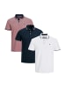 Jack & Jones Poloshirt Paulos - Slim Fit in Rot / blau / weiß