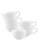 Villeroy & Boch 6er Set Kaffeetassen Anmut in Weiß 280 ml