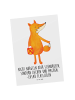 Mr. & Mrs. Panda einzelkarte Fuchs Laterne mit Spruch in Weiß