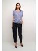 Kaffe Ärmellose Bluse KAamber Loose fit in Indigo Blue/Turtledove Leaf