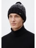 Finn Flare Strickmütze Muster in Schwarz