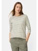 Camel Active 3/4-Arm T-Shirt mit Seitenschlitzen in Hellkhaki