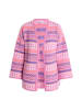 IZIA Damen Cardigan in Pink Mehrfarbig