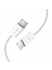 TechProtect UltraBoost USB-C Kabel 60W PD 1 m Weiß