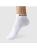 SMILODOX Herren Sneaker Socken 3er Set in Weiß