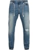 Urban Classics Jeans in mid heavy destroyed washed