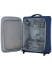 D&N Travel Line 6404 2-Rollen Kabinentrolley 49 cm in blau