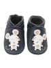 Basrakids Baby Krabbelschuhe aus Leder, weiche Lauflernschuhe mit rutschfester Sohle 
