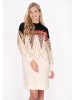 IZIA Damen Kleid in Rot Mehrfarbig