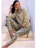 LASCANA Leggings in khaki bedruckt