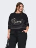 ONLY Carmakoma Strickpullover in Black