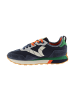 Victoria Leder-Sneaker Blau