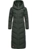 ragwear Steppmantel Natalka Extralong in Dark Green
