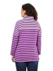 Ulla Popken Langarmshirt in dunkles violett