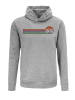 GreenBomb Hoodie Bike Sunset Stripes in Heidekraut Grau