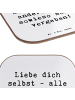 Mr. & Mrs. Panda Untersetzer Tasse Spruch Selbstakzeptanz Liebe ... in Weiß