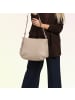 Toscanto Toscanto Umhängetasche Leder helltaupe, beige ca. 35cm
