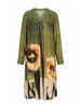 Ulla Popken Midikleid in dunkel khaki