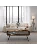 FineBuy Couchtisch in Braun / Sheesham / 100x40x45