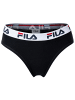 Fila Slip 4er Pack in Schwarz/Grau/Marine