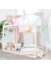 roba Nachhaltiges Montessori Hausbett 70 x 140 cm – FSC®-Massivholz - weiß