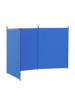 Outsunny Strand Windschutz,450cm x 1cm x 150cm,blau